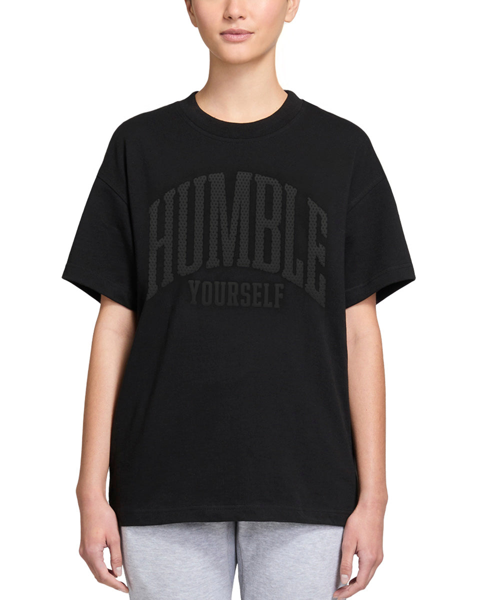 .Humble Yourself Mesh Puff Tee