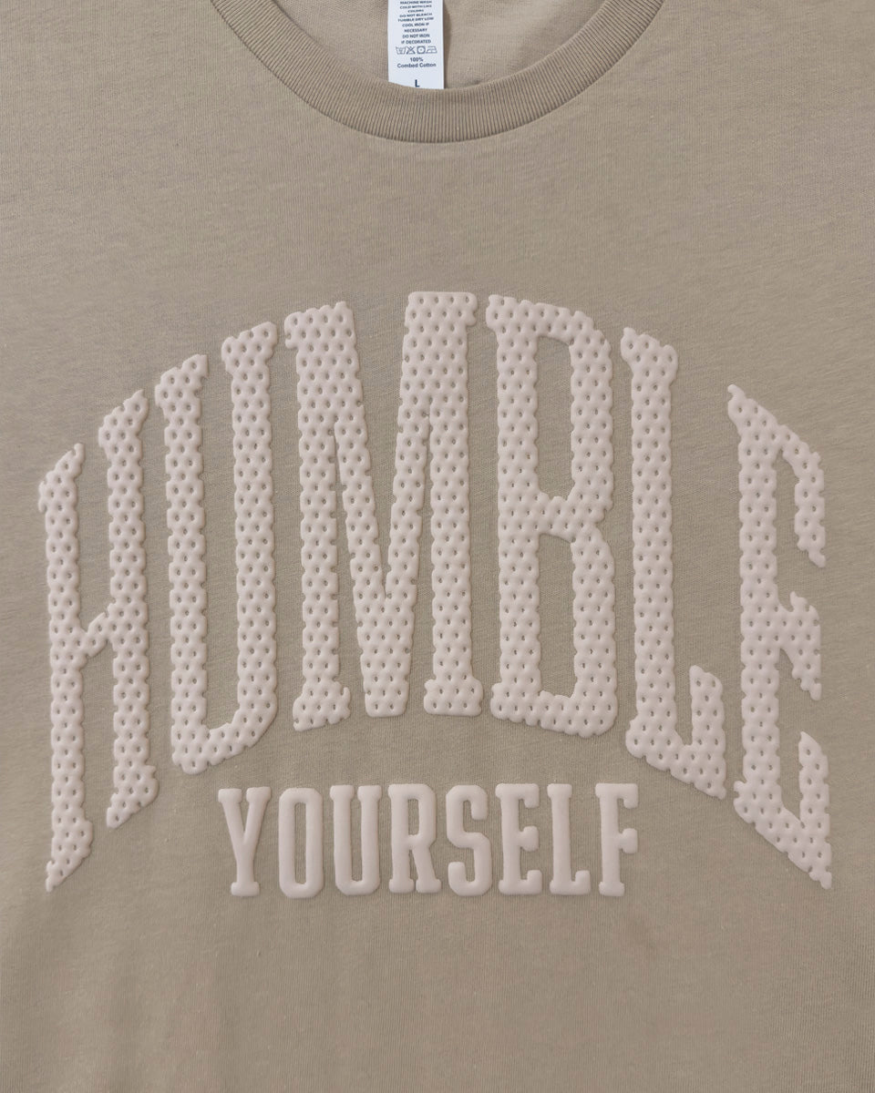 .Humble Yourself Mesh Puff Tee