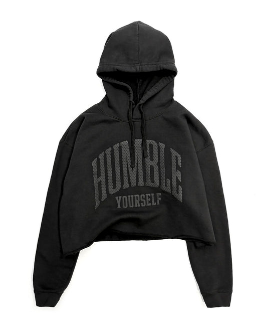 .Humble Yourself Crop Hoodie