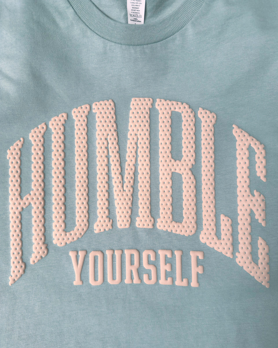 .Humble Yourself Mesh Puff Tee