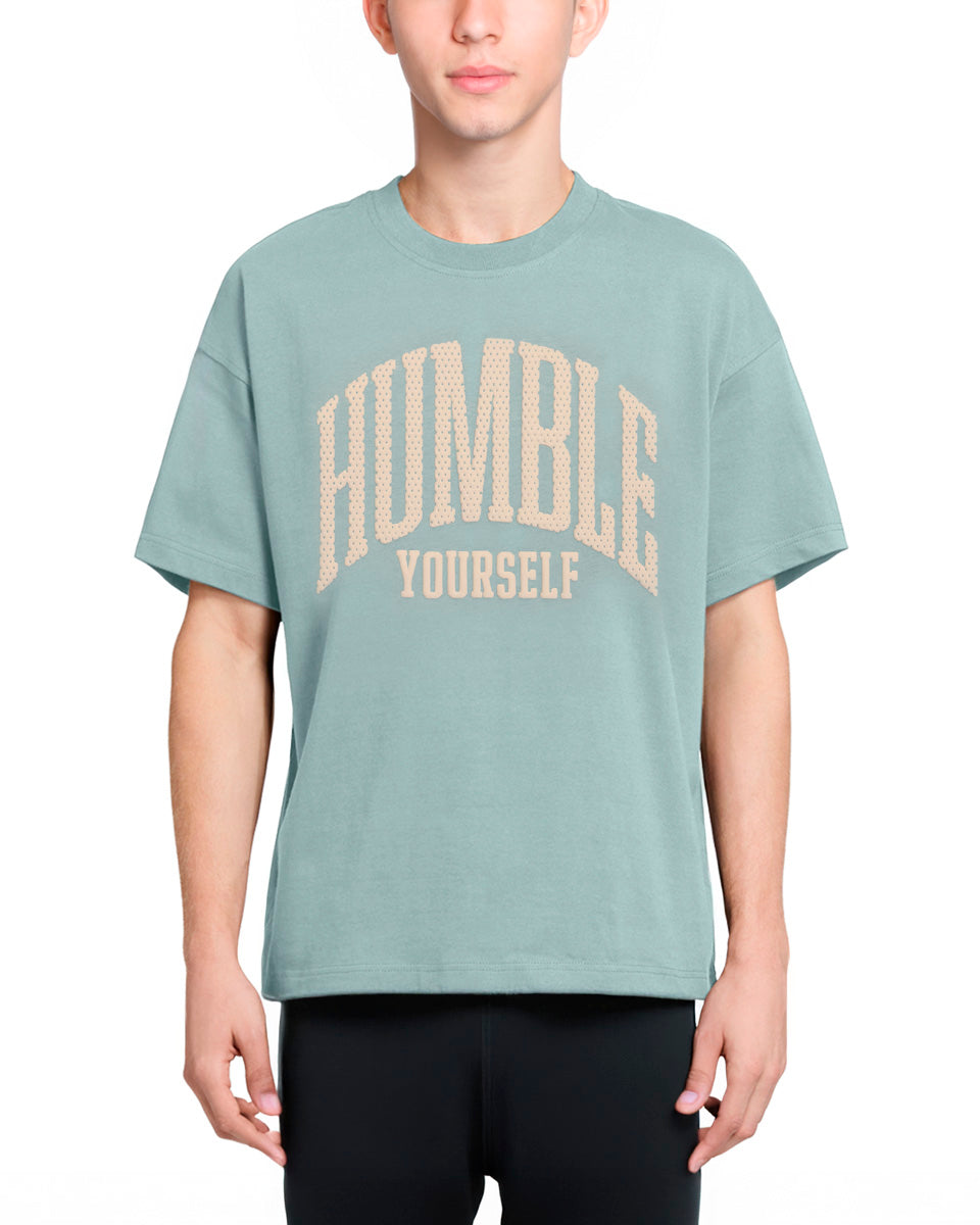 .Humble Yourself Mesh Puff Tee